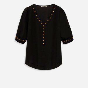 Lisbon Stud Detail Blouse